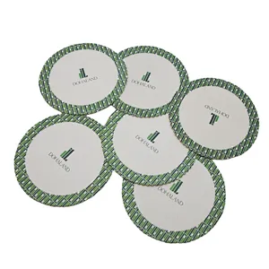 Customizable Absorbent Paper Round Coaster with Your Logo