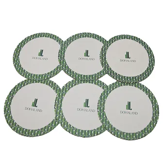 Customizable Absorbent Paper Round Coaster with Your Logo